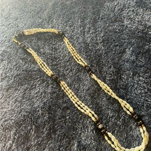 Black White and Gold Beautiful Necklace